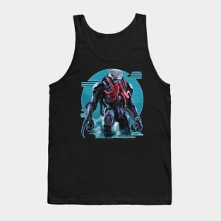 Hybrid Jaeger: Shark-Octopus Concept Tank Top